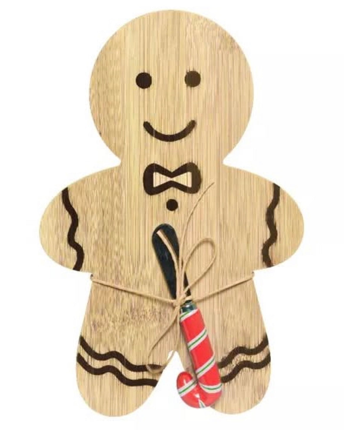 Weihnachtsgeschenk bzw. Wichtelgeschenk: Holzbrett mit kleinem Messer & LUPINEN-BROTBACKMISCHUNG